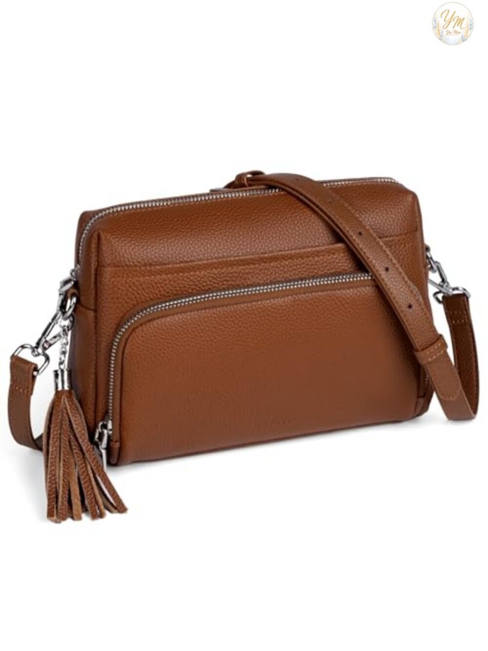 Genuine Leather Crossbody Bag RFID Wallet Purse Travel Shoulder Bag